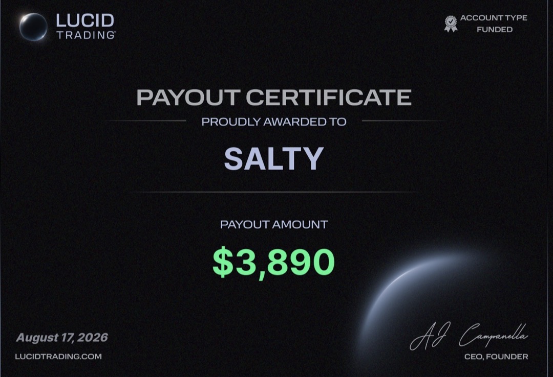 Payout certificate