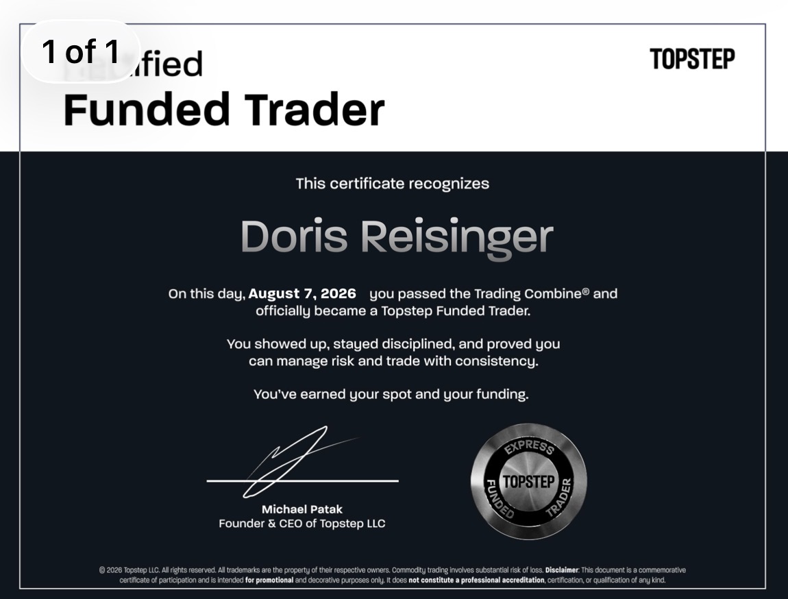 Phase 1 Pass certificate